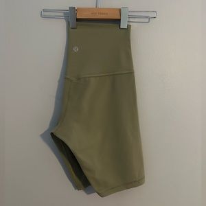 Lululemon Align High Rise 6” Shorts - Green